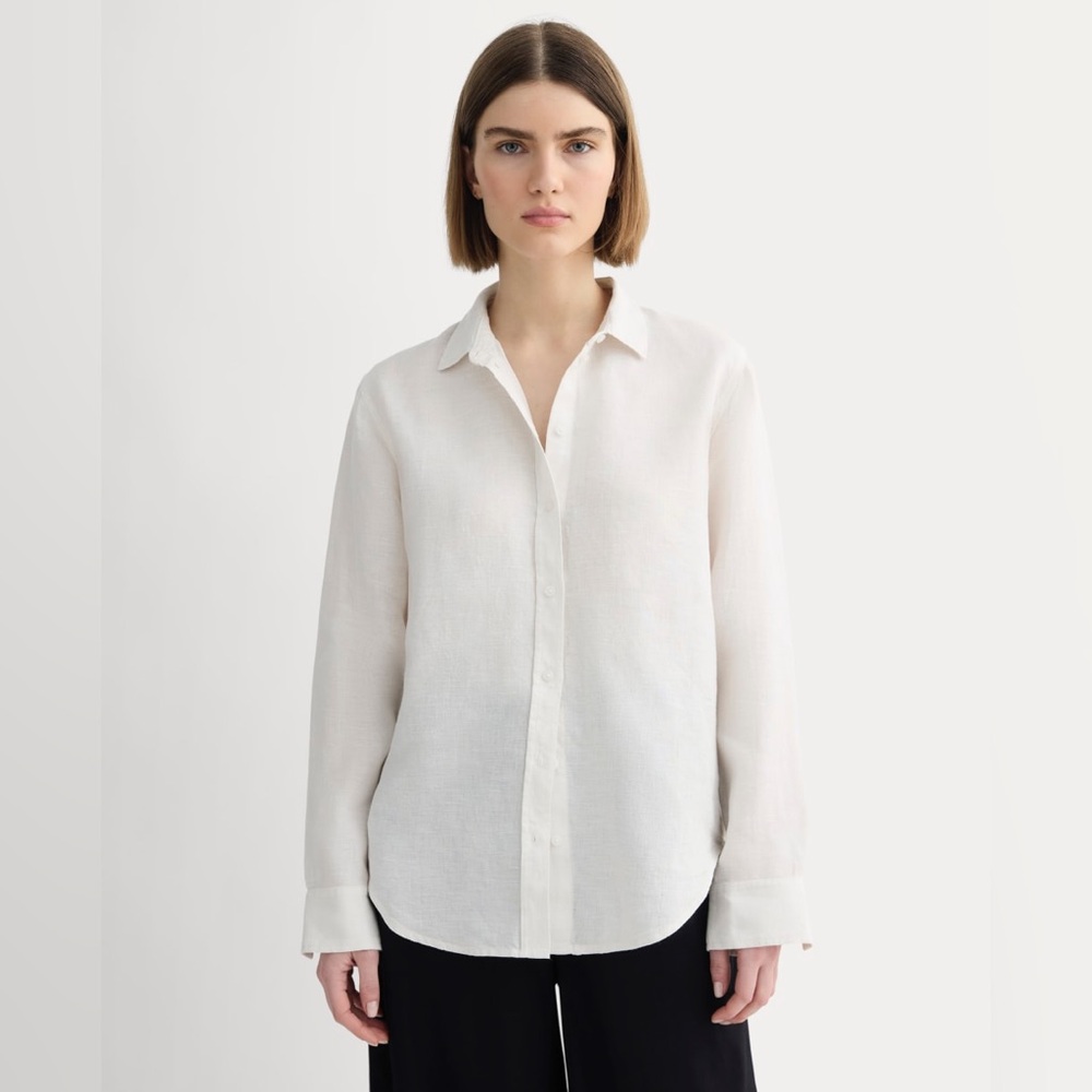 The Must-Have Linen Shirt – Natural Chambray